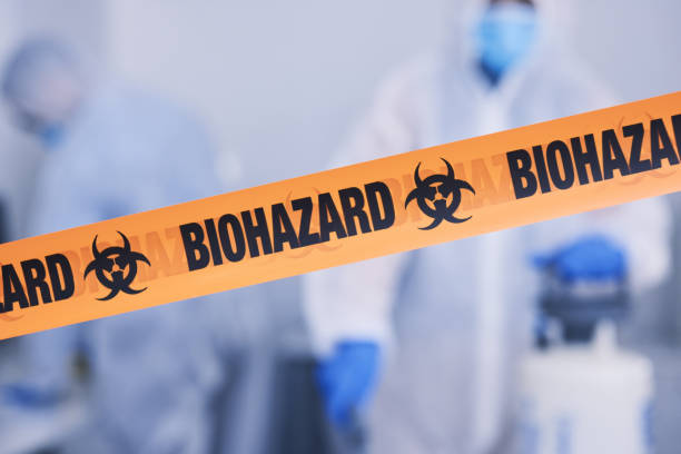 Professional Biohazard Cleanup technician working in Wildwood, MO